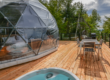 glamping dome structure